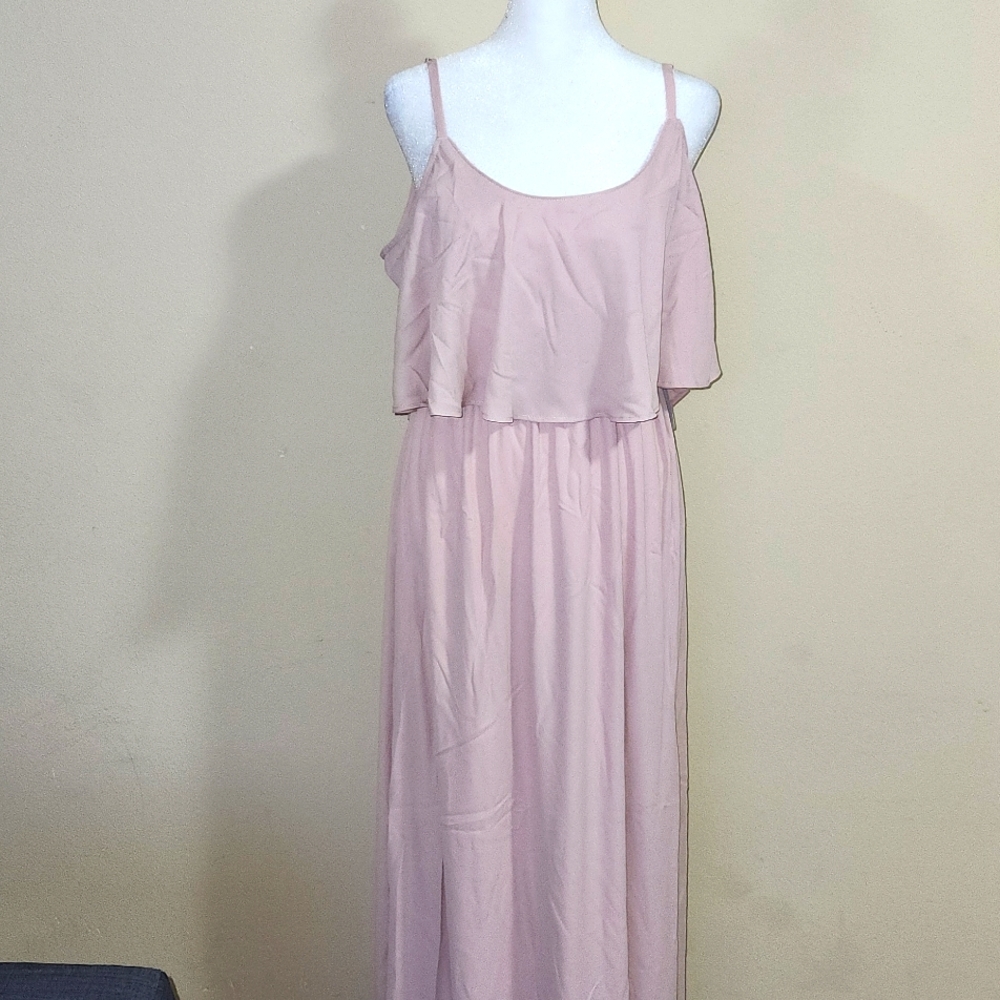 Show Me Your Mumu Pink Maxi Dress Size Medium